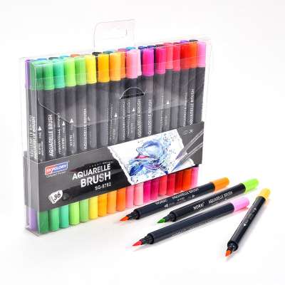 New drawing soft markers brush pens artist water color pen set for calligraphy stationery painting pen wholesale